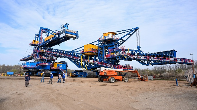 Odlagač montiran, počinje rad